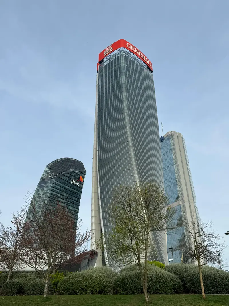 Citylife district in Milano with iconic towers and modern urban planning representing integrated urban regeneration projects